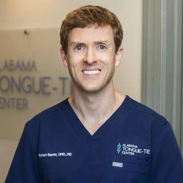 Close up shot of Dr. Baxter at his clinic